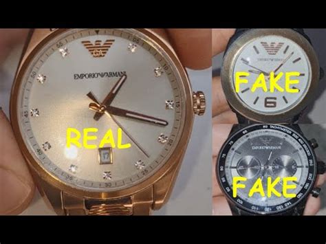 how to tell if armani watch is fake|armani watches.